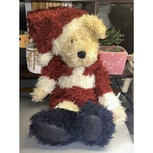VGUC-17” Boyds Bears Sandy Claus II Teddy Bear Santa Bean Bag Plush